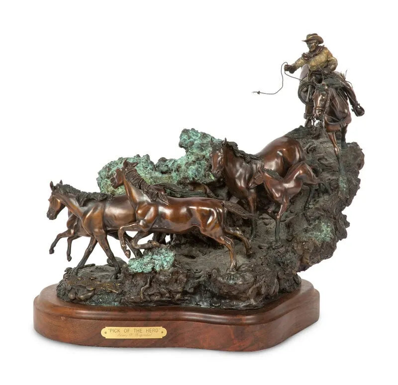 James Regimbal (American, b. 1949) Pick of the Herd, edition 3/15, 1999, #1786 Sold