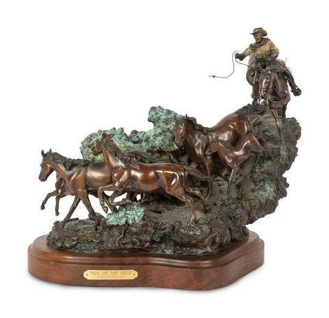 James Regimbal (American, b. 1949) Pick of the Herd, edition 3/15, 1999, #1786 Sold