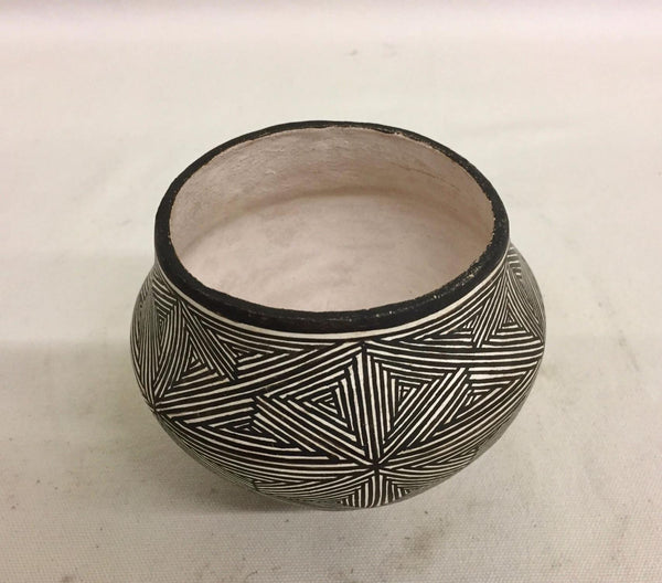 Native American, Vintage Acoma Pottery Bowl, by Lucy Lewis