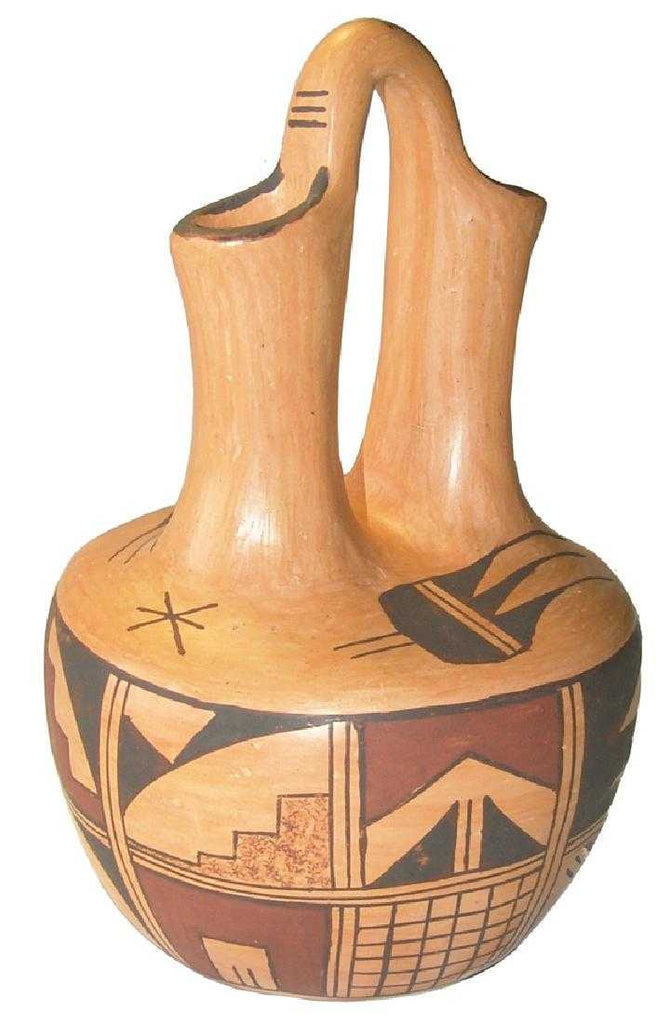 Native American, Vintage Hopi Wedding Vase, by K. Collateta, Ca 1900's, #1402 SOLD