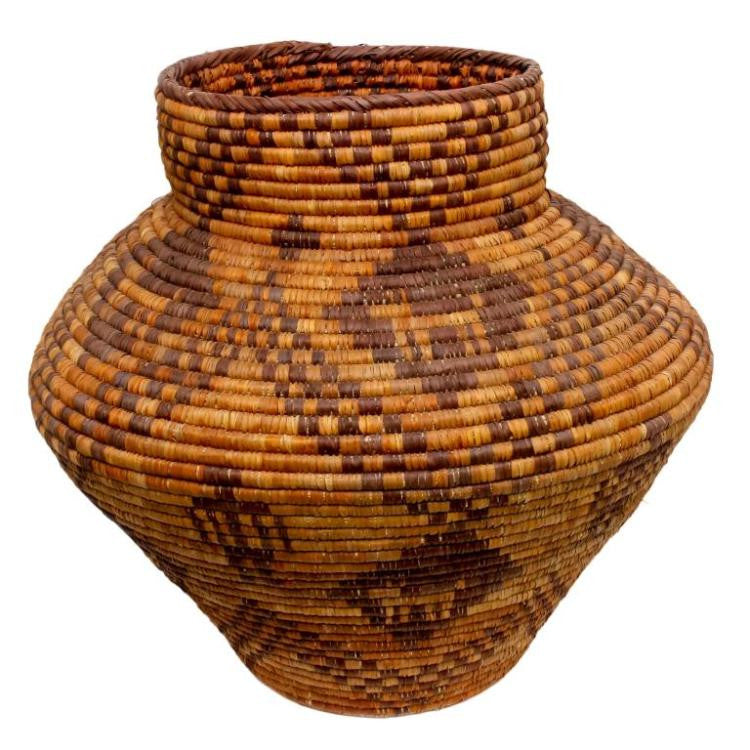 Pakistani Very Large Woven Basket, #813 SOLD