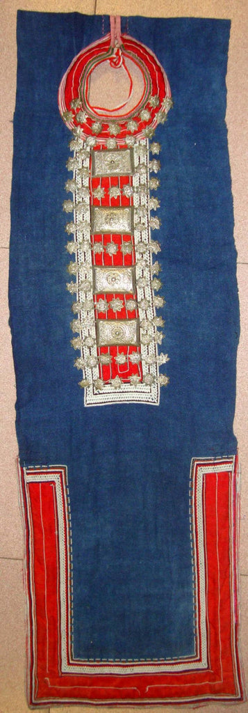 Asian Antique : Intricately Decorated Woman "Star Bib" From The Dao Hong Tu Group, Ha Giang Province, Far Northern Mountians Viet Nam #398