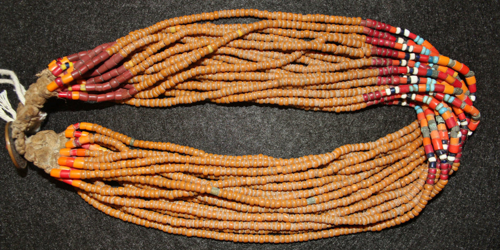 Royal Necklace : Authentic Konyak Naga ‰ÛÏRoyal‰ Bead Necklace from Beads That Are Normally in Belts or Collars. #562