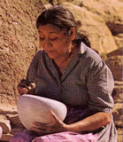 Beautiful Juana Leno (1917-2000) Acoma Trilobed Canteen, CA 1998, #1774