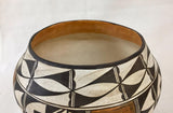 Native American Vintage Acoma Poly Chrome Pottery Olla, Ca 1950's, #1469