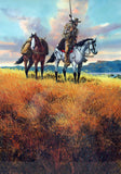 Western Artist, Ron Stewart, Water Color Painting Titled, “Free Trapper”, #894