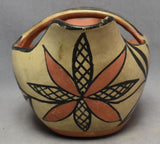 Native American, Santo Domingo Floral Design Pottery Pitcher, Ca 1930's, #1695