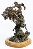 Western Bronze Sculpture, Titled "Pack Horse Polka", by Kenneth Payne, AP/40, Ca 1982, #1519 SOLD