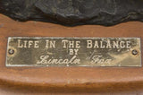 Limited Edition Western Bronze Sculpture, "Life in the Balance", by Lincoln Fox (1942-), 2/20 #1254