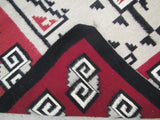 Native American, Navajo Weaving, Ganado Regional Design, Ca, 1980's #1072 Sold