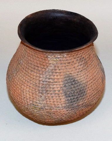 Native American, Anasazi Corrugated Pottery Cooking Pot, , CA 1000-1600 AD, #1040 Reserved for Mark