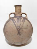 Pre-Columbian Chancay Pottery Canteen Shaped Vessel, C. AD 1000-1450, #825 Sold