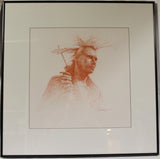 Western Artist, Bill Lundquist, “Dances with Wolves-Sioux Warrior”, #891 Donated to NRA Foundation 2016