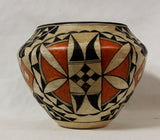 Native American Pottery, Historical Acoma Polychrome Olla, #914