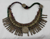 Primitive Rana Tharu, Tribal Spike Collar Kanthshri Necklace Nepal #1407-Sold