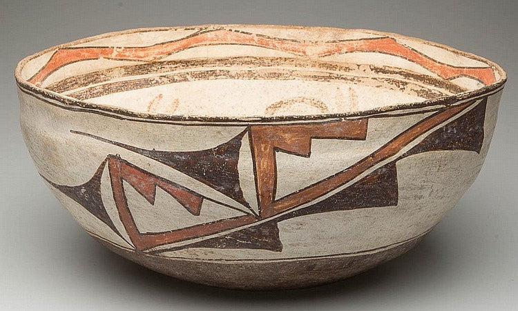 Zuni Pottery : Native American Zuni Bowl #34