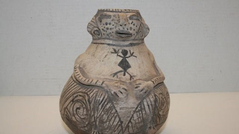 Effigy : Reproduction Casas Grande Hohokam Male effigy Jar #188