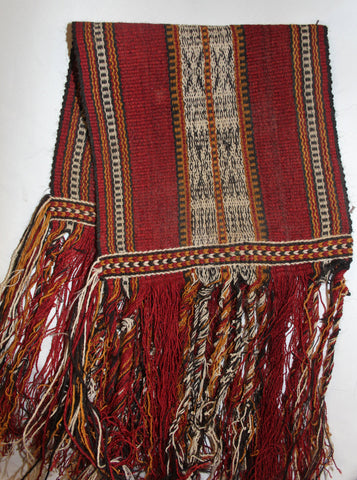Table Runner : Vintage Handmade Omani Back Strap Weaving Table Runner, #874 Sold