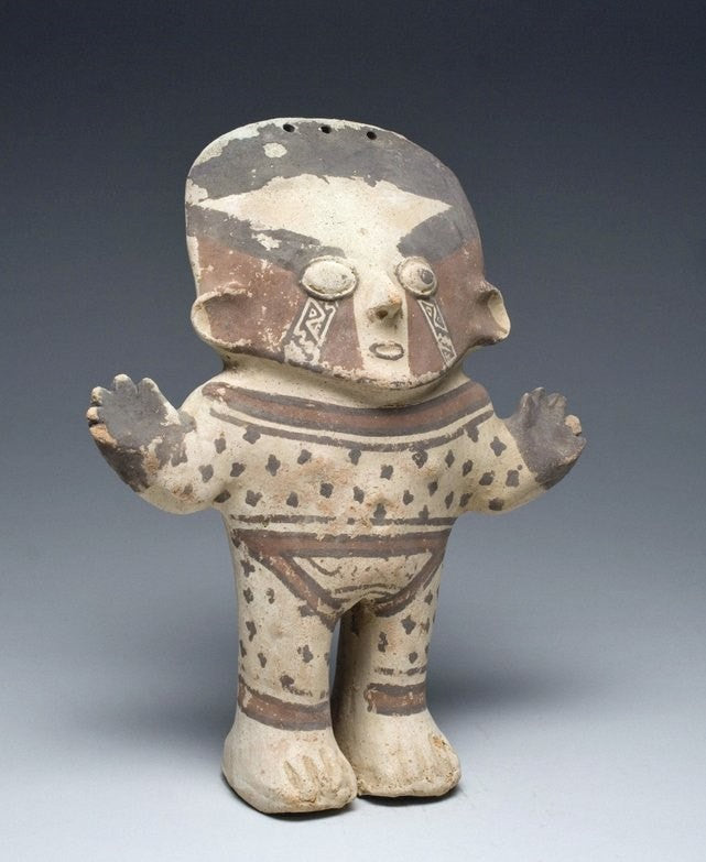 Pre Columbian Pottery : Excellent Large Pre-Columbian Pottery Cuchimilco #339