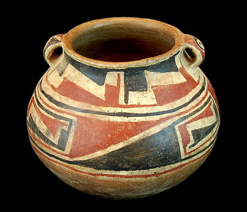Pottery, Handmade Pottery : Great Casas Grande Pottery Handled Jar #286 Sold