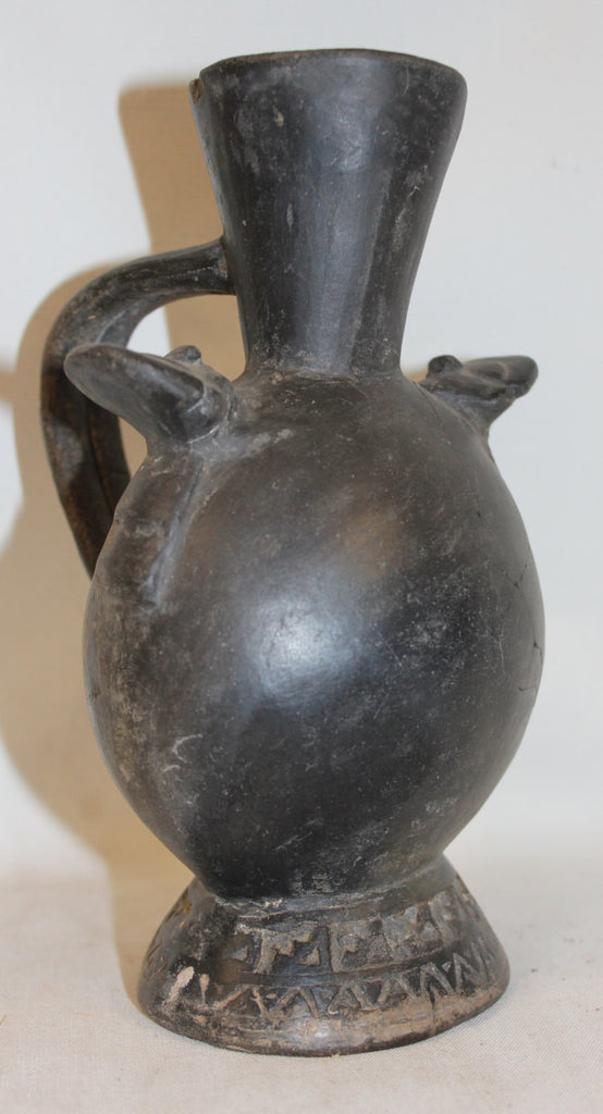 Pottery Vessel : Very Nice Pre-Columbian Chimu Pottery Vessel From Peru #370