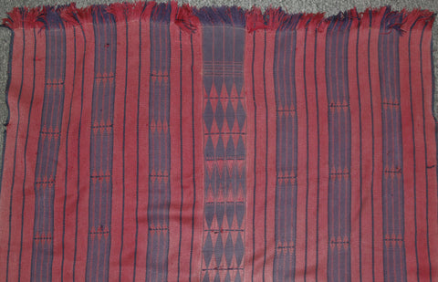 Hand Woven : Authentic Naga Rare AO/Phom Acrylic Feast Givers Body Cloth #649