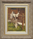 Jim Schaeffing Oil Painting, Titled, "Lone Saddle, #C 1718