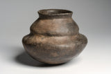Rare Ramos Black Double Lobed Pottery Jar, Ca. 1250-1650 A.D., # 1669