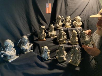 James Regimbal Rare and Original Clay Miniature Sculptures