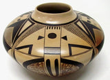 Native American, Hopi Poly Chrome Pottery Bowl, by Adelle Nampayo, 1970's, #1021  Sold