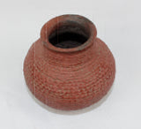 Native American, Prehistoric, Anasazi Corrugated Redware  Olla, CA 1000-1600 AD,,#1504 S"OLD
