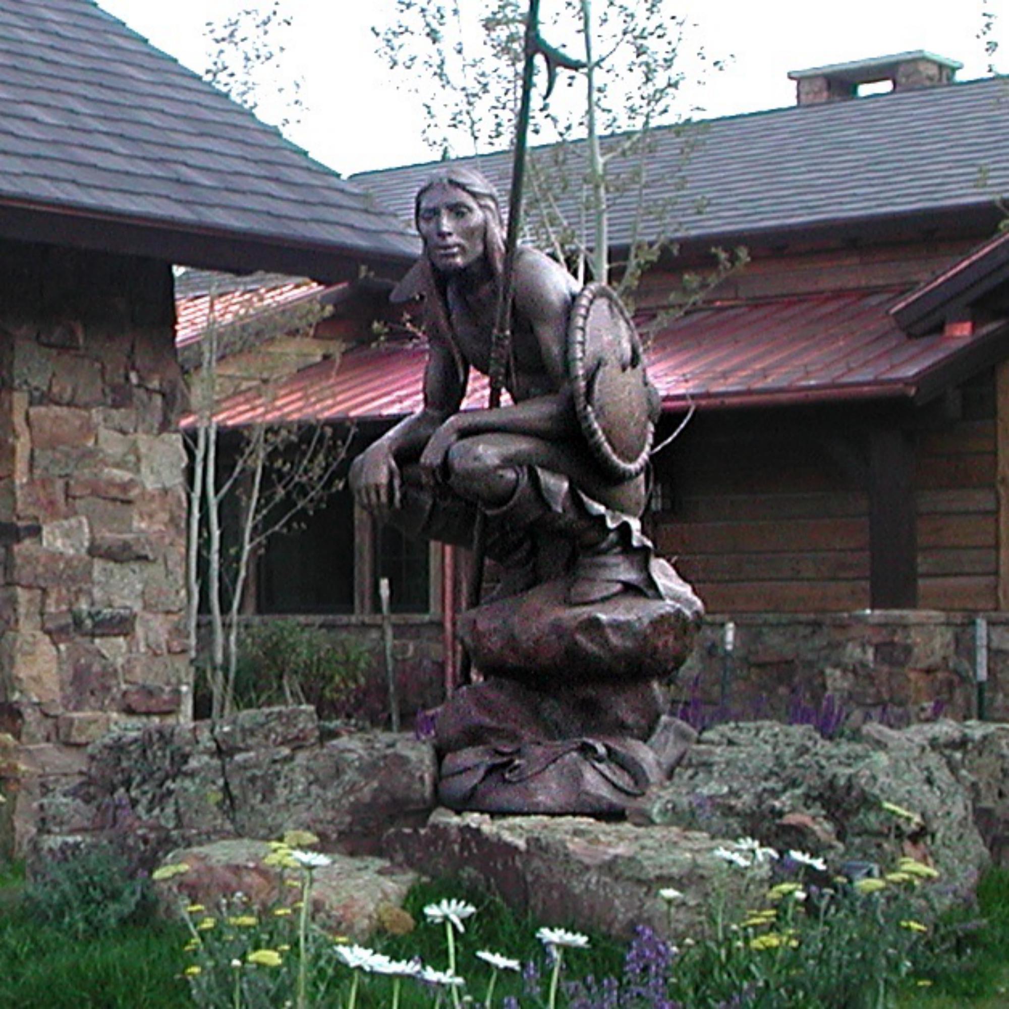 Western Artist, Lincoln Fox, Bronze Sculpture titled, 