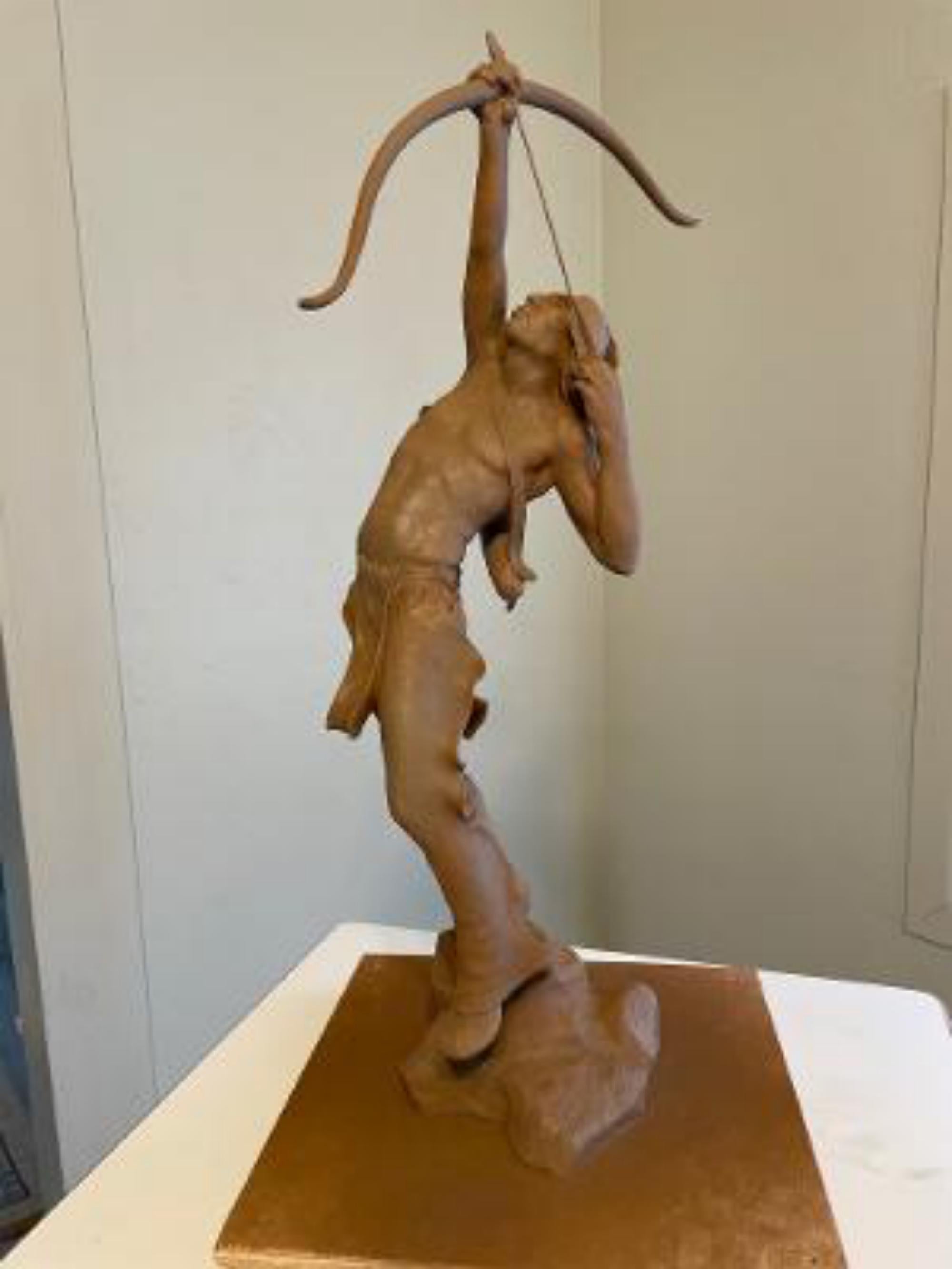 Western Artist, Lincoln Fox, Bronze Sculpture titled, 