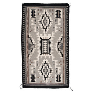 Native American Navajo Storm Pattern Weaving/Rug, by Violet Hosteen (Dine, 20th Century). #984 SOLD
