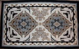 Navajo Extremely Fine Two Gray Hills Textile, by Clara Sherman, 1970's-1980's #1047