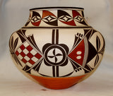 Native American, Exceptional, Acoma Olla by Barbara and Joseph Cerno, Ca 2006, #1076-Sold