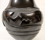Santa Clara Carved Black ware by Pablita Chavarria (1914-1979), Ca 1970's #1071