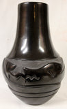 Santa Clara Carved Black ware by Pablita Chavarria (1914-1979), Ca 1970's #1071