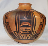 Native American Hopi Poly chrome Pottery Jar, #662