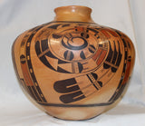 Native American Hopi Poly chrome Pottery Jar, #662