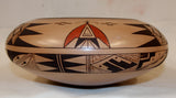 Native American, Hopi Poly Chrome Pottery Bowl, ca 1970's, #1023 Sold