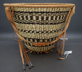 Native American Basket, Apache Burden Basket, Ca 1970's, #902 Sold