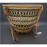 Native American Basket, Apache Burden Basket, Ca 1970's, #902 Sold