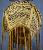 Native American Basket, Apache Burden Basket, Ca 1970's, #907