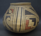 Prehistoric Pottery, Cases Grande Hand Painted Polychrome Pottery Olla, #915