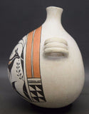 Acoma Pottery Canteen by Jessie Garcia, Ca 1970’s, #943 Sold