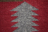 Native American Navajo Hand Woven Wool Rug, 1970's, #1032