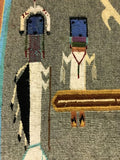 Native American, Navajo Yei Pictorial Weaving, Ca 1970's, #1083