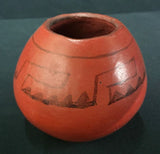 Native American Vintage Maricopa Pottery Jar, by Gertrude Stevens, Ca 1940', # 1138