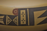 Native American Hopi Pottery Bowl, by Agnes Setalla Nahsonhoya, Ca 1980's, #1289